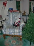 Bassett of Virginia Arm Chair with Cherry Feet and Apron