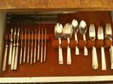 Jensen, "Blok Acadia" Sterling Flatware Set (48 pieces), 1931