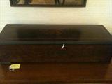 German Music Box, "Sublime Harmony" Plays Ten Songs - Beautiful Wooden Inlay