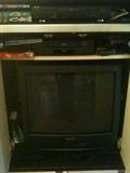 Sharpe 27" TV, RCA DVD Player, Kenwood High Power Audio Amplifier, Onkyo Compact Disc Changer, Onkyo Stereo Cassette Tape Deck