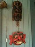 African Carved and Hand Painted Masks