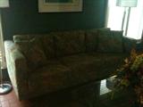 Green Upholstered Loveseat