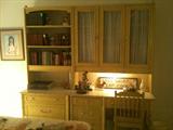 Vintage Thomasville Desk with Bookcases