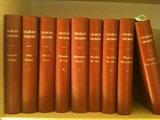 Charles Dickens Novels, Leather Bound & Gold Embossed