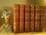 Victor Hugo's Novels, Leather Bound & Gold Embossed