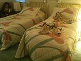 Pair Twin Custom Bedspreads