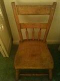 Children's Antique Slat Chair