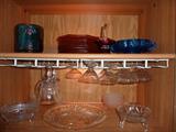 Carnival Glass, Thistle Depression Glass, Etched Crystal