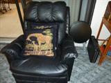 Black Leather Recliner