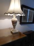 Pair of Marble Lamps