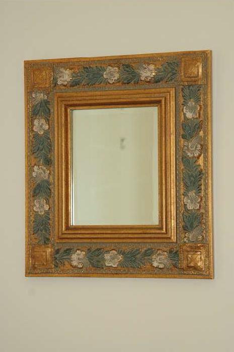 One of two mirrors