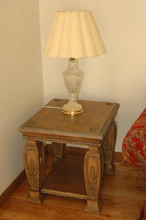 one of two side tables