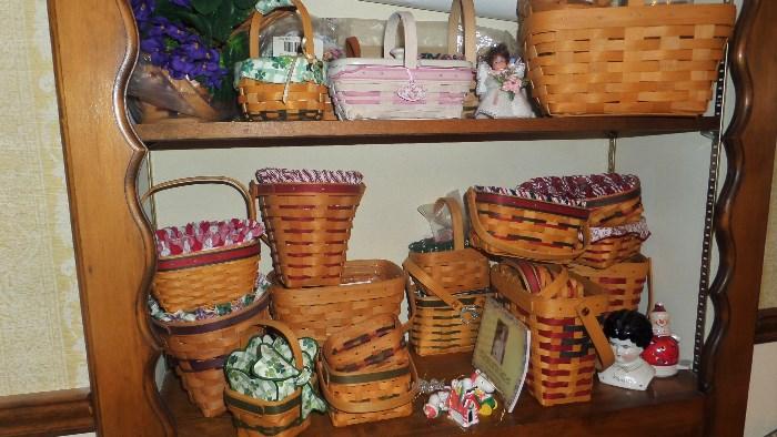 Over 100 Longaberger Baskets and accessories