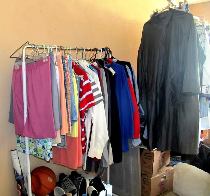Some of the Women's and Men's clothing available in this sale.  Other Men's and Women's clothing are shown in pictures elsewhere in this collection.