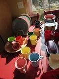 FIESTAWARE LOADS OF COLORS AND PIECES