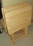 WOOD TV TRAYS