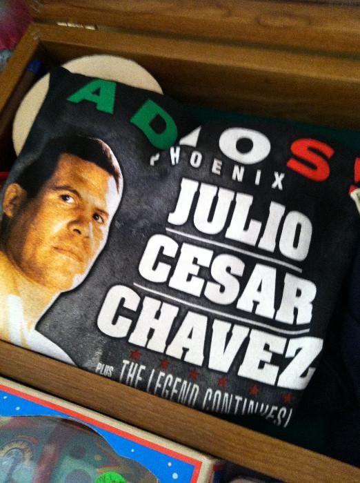 Julio Cesar Chavez t-shirt, plus more related items