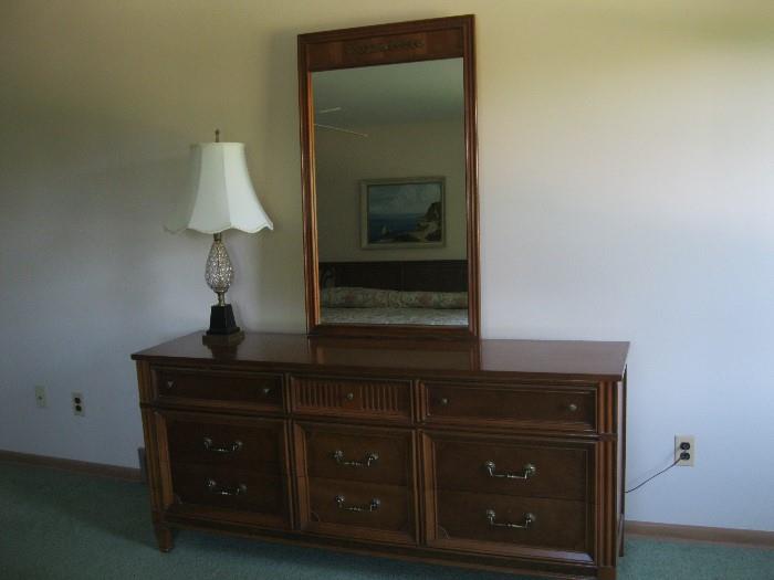 Basset dresser with mirror    $95
