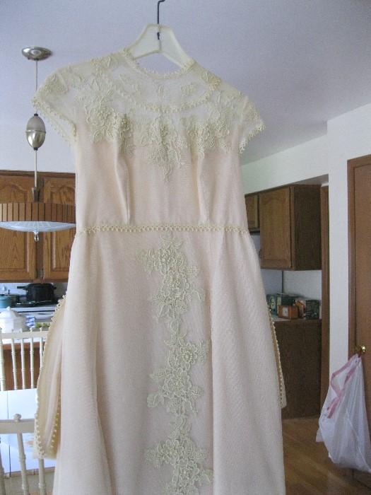 Rose blush wedding dress - $35
