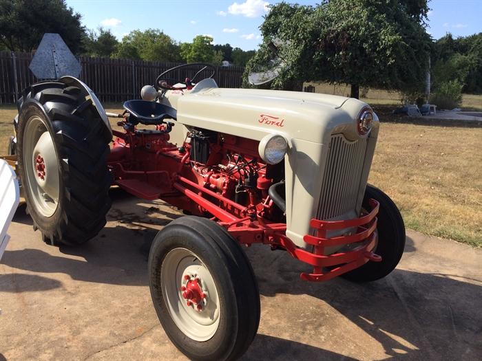 1953 Ford Golden Jubilee NAA- special edition fully restored.  Includes a brush hog.