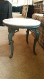 Marble Topped Side Table