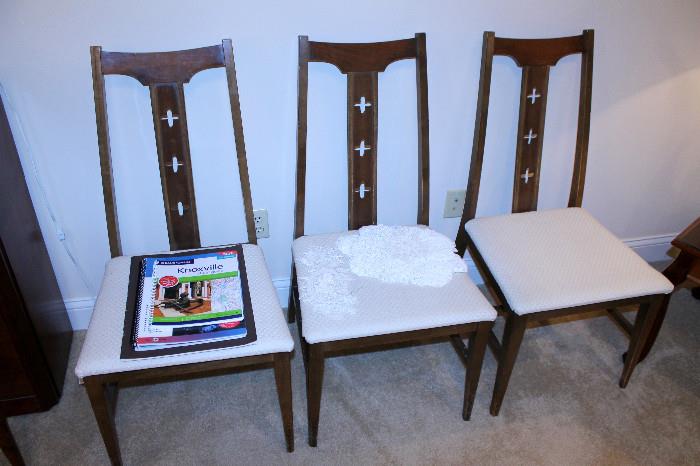 6 Mid-century modern dining chairs