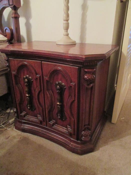 Nightstand one of two which is part of bedroom set (each piece priced separately) 