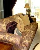 Etan Allen Chenille Sofa Couch