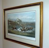 Antique Style Framed Art Prints Horse Race Racing