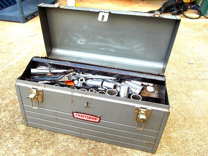 Craftsman Toolbox with miscellaneous tools
