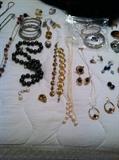High end costume jewelry. Many 14K over sterling silver, many pearl items