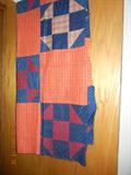 Old Material  Quilt Top