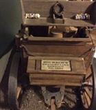 Covered Wagon "Big Hack's Freight Line" Front view. Check out the mini blankets on seat