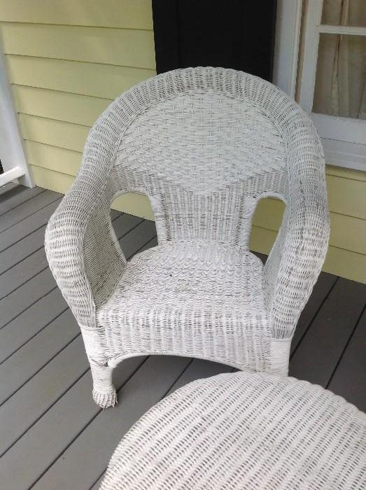 Wicker Chair - $ 50.00