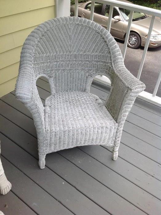 Wicker Chair $ 50.00
