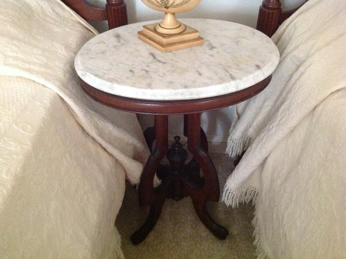 Marble Top Accent Table $ 100.00