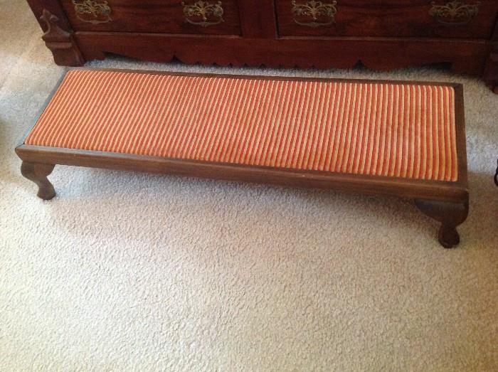 Upholstered Footstool $ 80.00