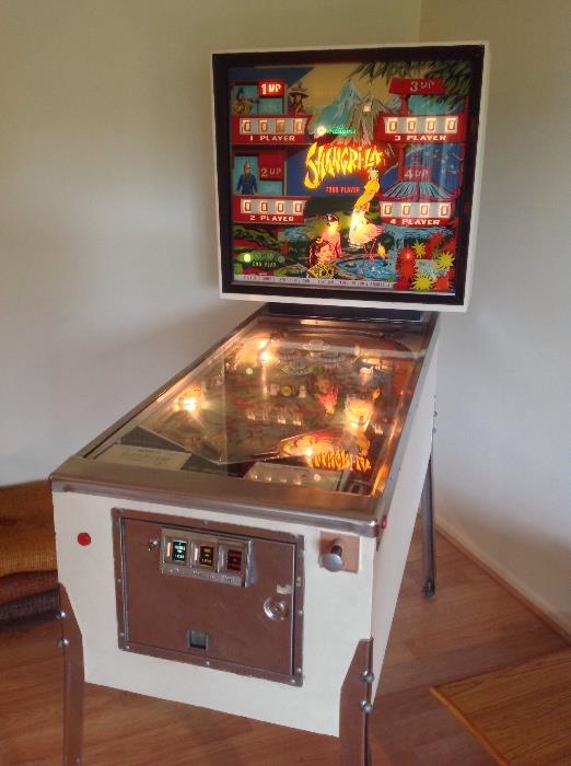 Shangri-La pinball machine circa 1967 by Williams and Company... Lights and plays fun!