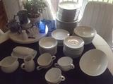 One of our favorite Noritake china sets... Basic white with great lines