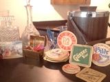 Fun vintage bar items