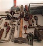 A number of nice vintage hand tools