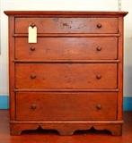 Very Old 4 Drawer Chest