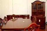 9 pc Antique Mahogany Dining Room Set