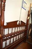 Antique Full Size Bed with Rails