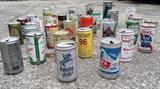 Very cool and varied collection of vintage beer cans