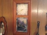 Thomas Kincade wall clock