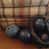 Bowling balls!!!  At least 5 available