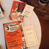 Vintage home entertainment literature