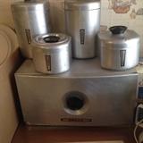deco stainless canister set
