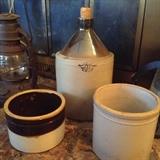 Country crocks in a variety of sizes and styles